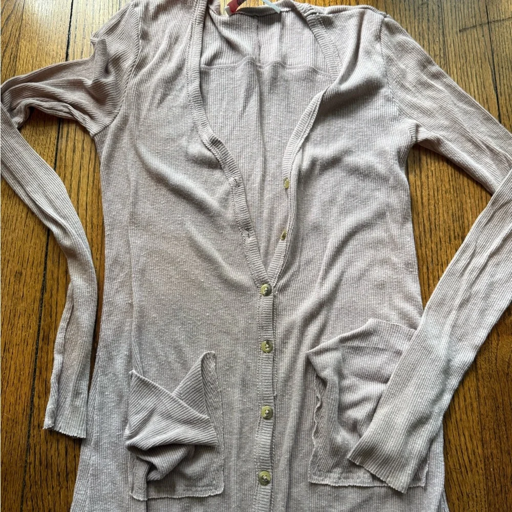 Free People Duster in light pink - Picture 3 of 4